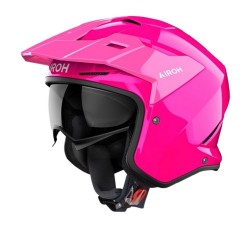 Κράνος Jet Airoh Kombakt ροζ γυαλιστερό