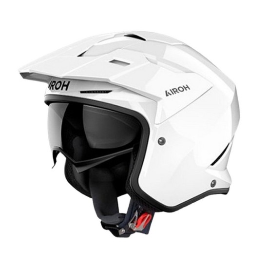 Κράνος Jet AIROH Kombakt λευκό γυαλιστερό