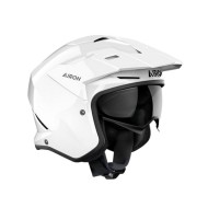 Κράνος Jet Airoh Kombakt λευκό γυαλιστερό