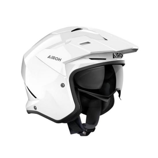 Κράνος Jet AIROH Kombakt λευκό γυαλιστερό