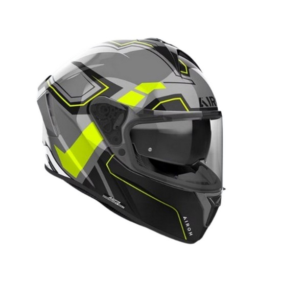 Full Face Κράνος Airoh Spark 2 Dart κίτρινο γυαλιστερό