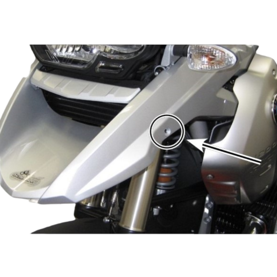 Επέκταση μύτης Wunderlich BMW R 1200 GS -12 ασημί