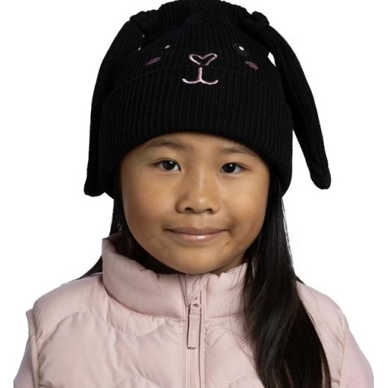 Σκούφος παιδικός Buff Knitted Fun Rabbit μαύρος
