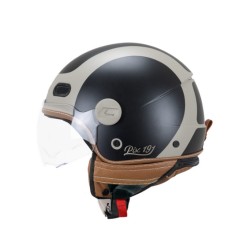 Κράνος Jet jet CGM 191 Pix Sprint μπεζ-μαύρο ματ ( κοντη ζελατινα)