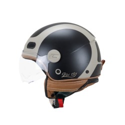 Κράνος Jet jet CGM 191 Pix Sprint μπεζ-μαύρο ματ ( κοντη ζελατινα)