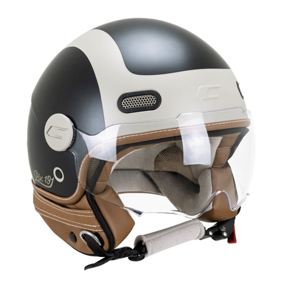 Κράνος Jet jet CGM 191 Pix Sprint μπεζ-μαύρο ματ ( κοντη ζελατινα) Κράνος Jet jet CGM 191 Pix Sprint μπεζ-μαύρο ματ ( κοντη ζελατινα)