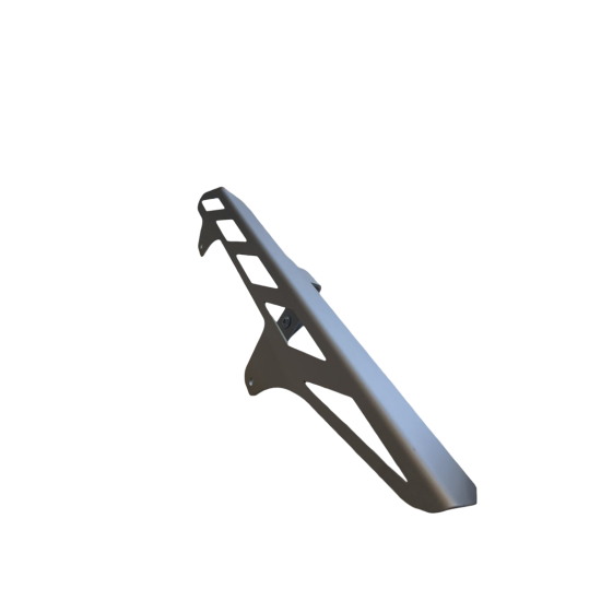 Προστατευτικό αλυσίδας Kawasaki Z 750 07-09 ασημί