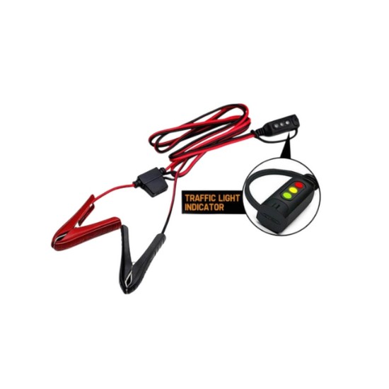 Κροκοδειλάκια φορτιστών CTEK με ένδειξη στάθμης φόρτισης