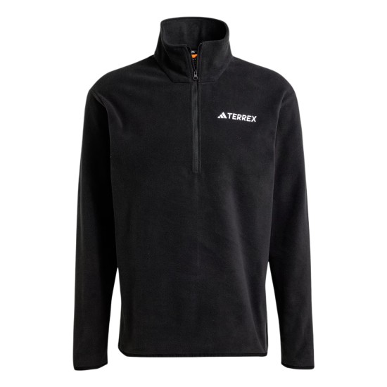 Ζακέτα Fleece Adidas Terrex Logo μαύρο Ζακέτα Fleece Adidas Terrex Logo μαύρο