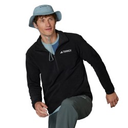 Ζακέτα Fleece Adidas Terrex Logo  μαύρο