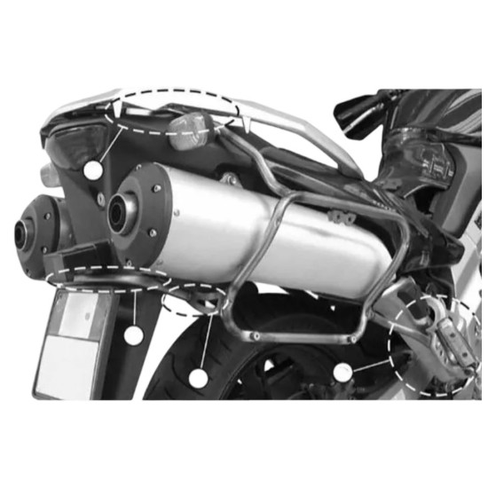 Βάσεις πλαϊνών βαλιτσών GIVI V35/Kappa K33 Suzuki V-Strom 1000 -11 Βάσεις πλαϊνών βαλιτσών GIVI V35/Kappa K33 Suzuki V-Strom 1000 -11