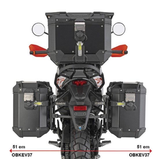 Βάσεις πλαϊνών βαλιτσών GIVI Trekker Outback One Fit KTM 390 Adventure X/R Βάσεις πλαϊνών βαλιτσών GIVI Trekker Outback One Fit KTM 390 Adventure X/R