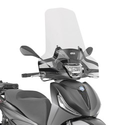 Ζελατίνα GIVI Piaggio Beverly 300-310-400 HPE 21- διάφανη
