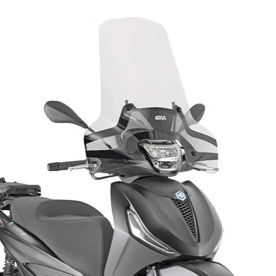 Ζελατίνα GIVI Piaggio Beverly 300-310-400 HPE 21- διάφανη