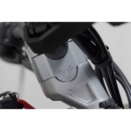 Αποστάτες τιμονιού SW-Motech 30 χιλ. Triumph Tiger 900 GT/Rally/Pro 24- ασημί 