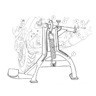 Κεντρικό σταντ Hepco & Becker Honda CBF 600 -07