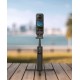 Αναδιπλούμενη λαβή selfie stick Insta360 2 σε 1 με αναμονή για mini remote Αναδιπλούμενη λαβή selfie stick Insta360 2 σε 1 με αναμονή για mini remote