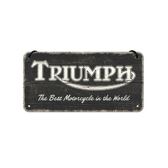 Πινακίδα με λογότυπο Triumph