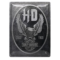 Πινακίδα με λογότυπο H-D Eagle