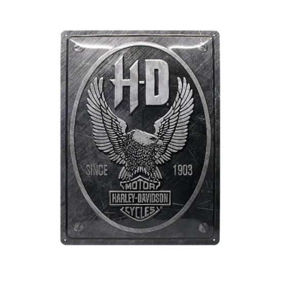 Πινακίδα με λογότυπο H-D Eagle