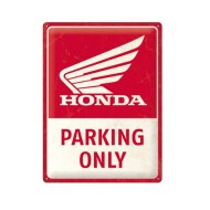 Πινακίδα μεγάλη με λογότυπο Honda Parking Only