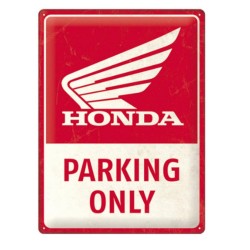Πινακίδα μεγάλη με λογότυπο Honda Parking Only