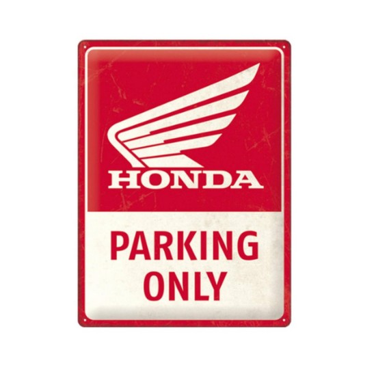 Πινακίδα μεγάλη με λογότυπο Honda Parking Only