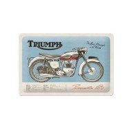 Πινακίδα με λογότυπο Triumph Bonneville