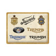 Πινακίδα με λογότυπο Triumph Evolution