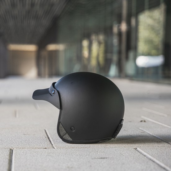 Κράνος Jet LS2 Bob II OF601 μαύρο ματ Κράνος Jet LS2 Bob II OF601 μαύρο ματ