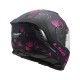 Full Face Κράνος LS2 Storm III FF818 Burst μαύρο-ροζ ματ