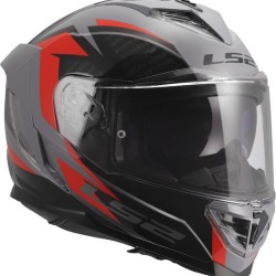 Full Face Κράνος LS2 Storm III FF818 Dynamo γκρί-κόκκινο γυαλιστερό Full Face Κράνος LS2 Storm III FF818 Dynamo γκρί-κόκκινο γυαλιστερό