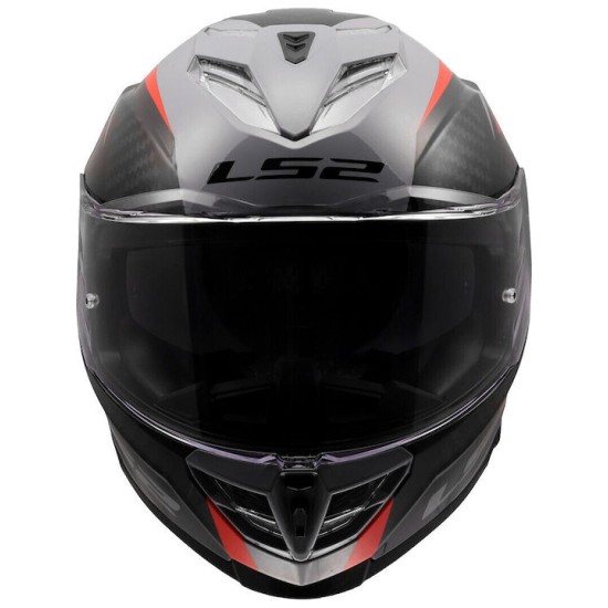 Full Face Κράνος LS2 Storm III FF818 Dynamo γκρί-κόκκινο γυαλιστερό