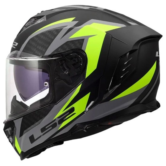 Full Face Κράνος LS2 Storm III FF818 Dynamo μαύρο-fluo κίτρινο ματ