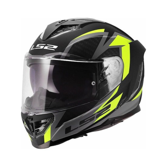 Full Face Κράνος LS2 Storm III FF818 Dynamo μαύρο-fluo κίτρινο ματ