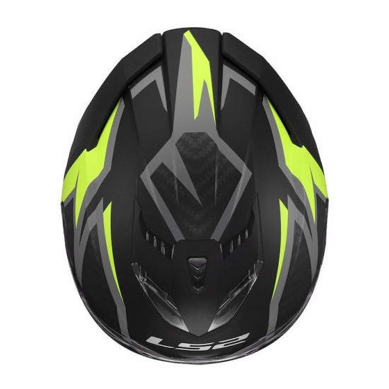 Full Face Κράνος LS2 Storm III FF818 Dynamo μαύρο-fluo κίτρινο ματ