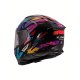 Full Face Κράνος LS2 Storm III FF818 Kaos μαύρο-μωβ-μπλέ γυαλιστερό