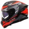 Full Face Κράνος LS2 Storm III FF818 Komai μαύρο-κόκκινο ματ
