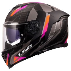 Full Face Κράνος LS2 Storm III FF818 Sporty γκρι-μωβ ματ