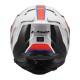 Full Face Κράνος LS2 Storm III FF818 Sporty λευκό-μπλέ-κόκκινο γυαλιστερό