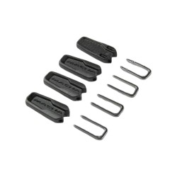 Λαβές φερμουάρ universal Macna μαύρες (σετ 4)