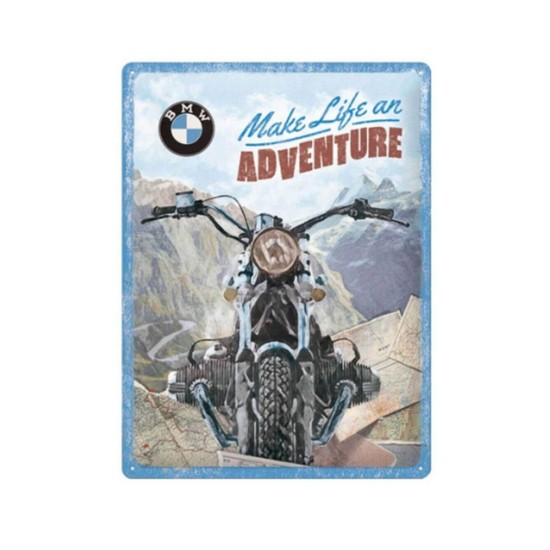 Πινακίδα με λογότυπο BMW Adventure