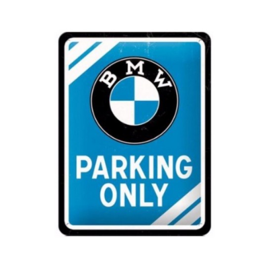 Πινακίδα με λογότυπο BMW Parking Only