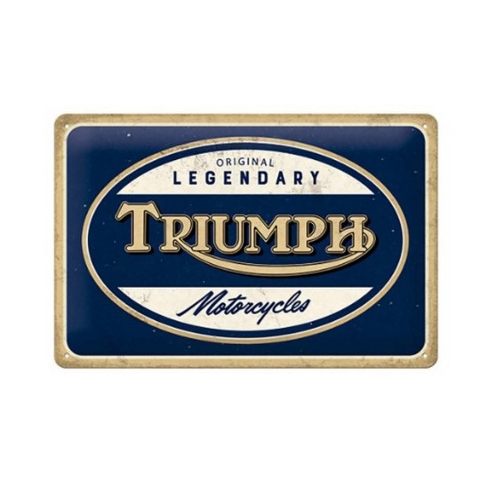 Πινακίδα μεσαία με λογότυπο Triumph