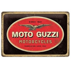 Πινακίδα με λογότυπο Moto Guzzi Motorcycles