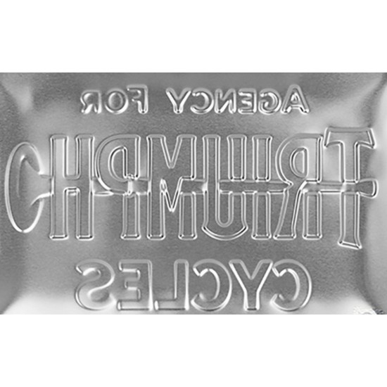 Πινακίδα Μεταλλική με Λογότυπο Triumph 30χ20