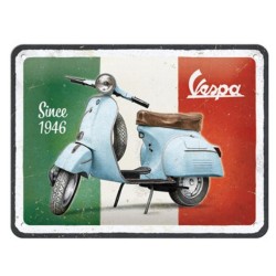 Πινακίδα με λογότυπο Vespa