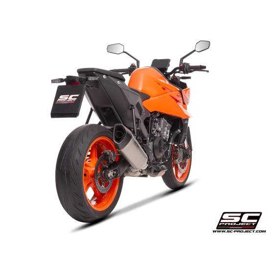 Τελικό εξάτμισης SC-Project SC1-R KTM 990 Duke τιτάνιο-carbon Τελικό εξάτμισης SC-Project SC1-R KTM 990 Duke τιτάνιο-carbon