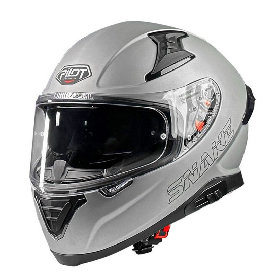 Full Face Κράνος Pilot Snake SV ECE 22.06 τιτάνιο ματ + ΔΩΡΟ φιμέ ζελατίνα