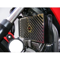 Προστατευτικό ψυγείου (σίτα) Powerbronze Honda X-ADV -20 ασημί